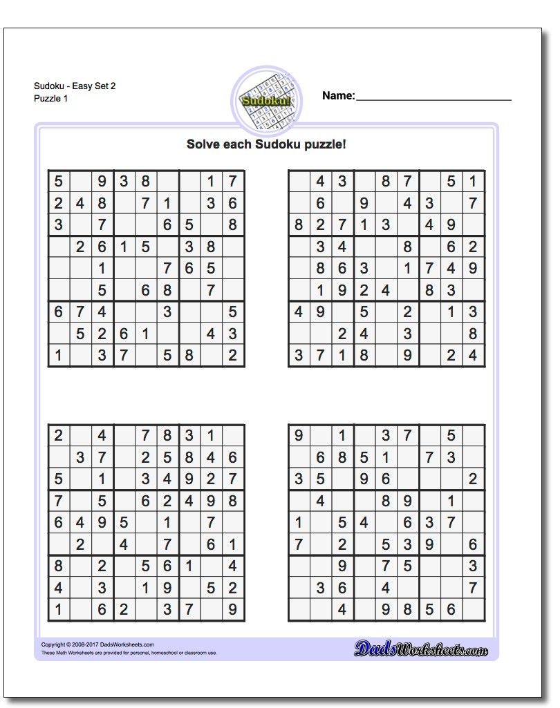 krazydad sudoku easy