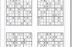 Printable Evil Sudoku Puzzles | Math Worksheets | Sudoku Puzzles - 5 Star Sudoku Puzzles Printable