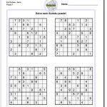 Printable Evil Sudoku Puzzles | Math Worksheets | Sudoku Puzzles   Printable Sudoku Puzzle With Answer Key