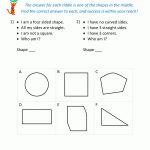 Printable Geometry Worksheets   Riddles   Printable Geometry Puzzles