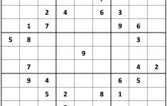 Printable Hard Sudoku | Printable - Difficult Sudoku Puzzles - Printable Puzzle Sudoku