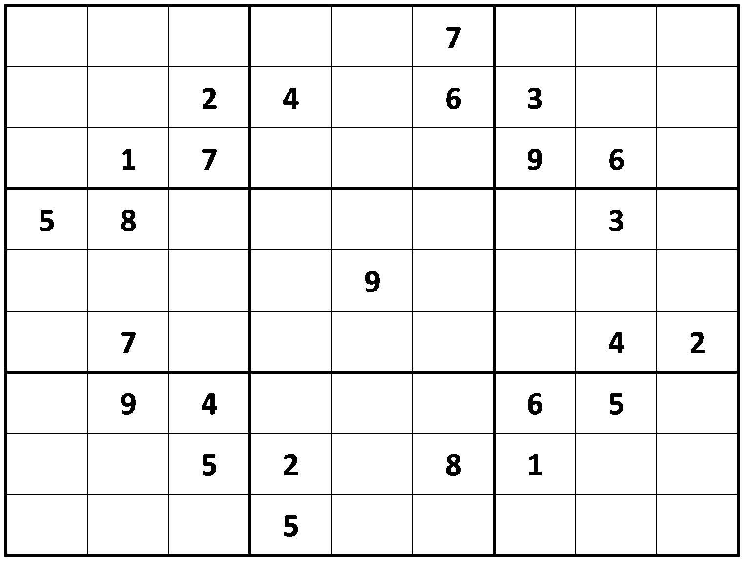 Printable Hard Sudoku | Printable - Difficult Sudoku Puzzles - Printable Sudoku Puzzle Hard