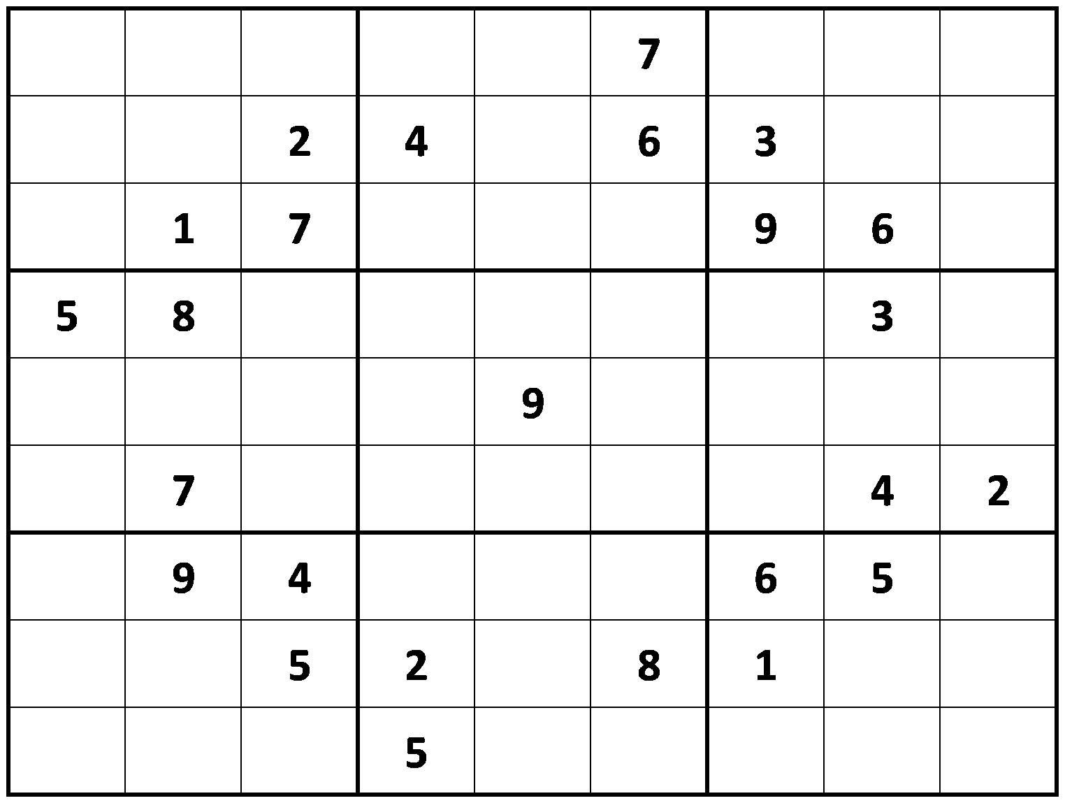 Printable Hard Sudoku | Printable - Difficult Sudoku Puzzles - Printable Sudoku Puzzles Uk