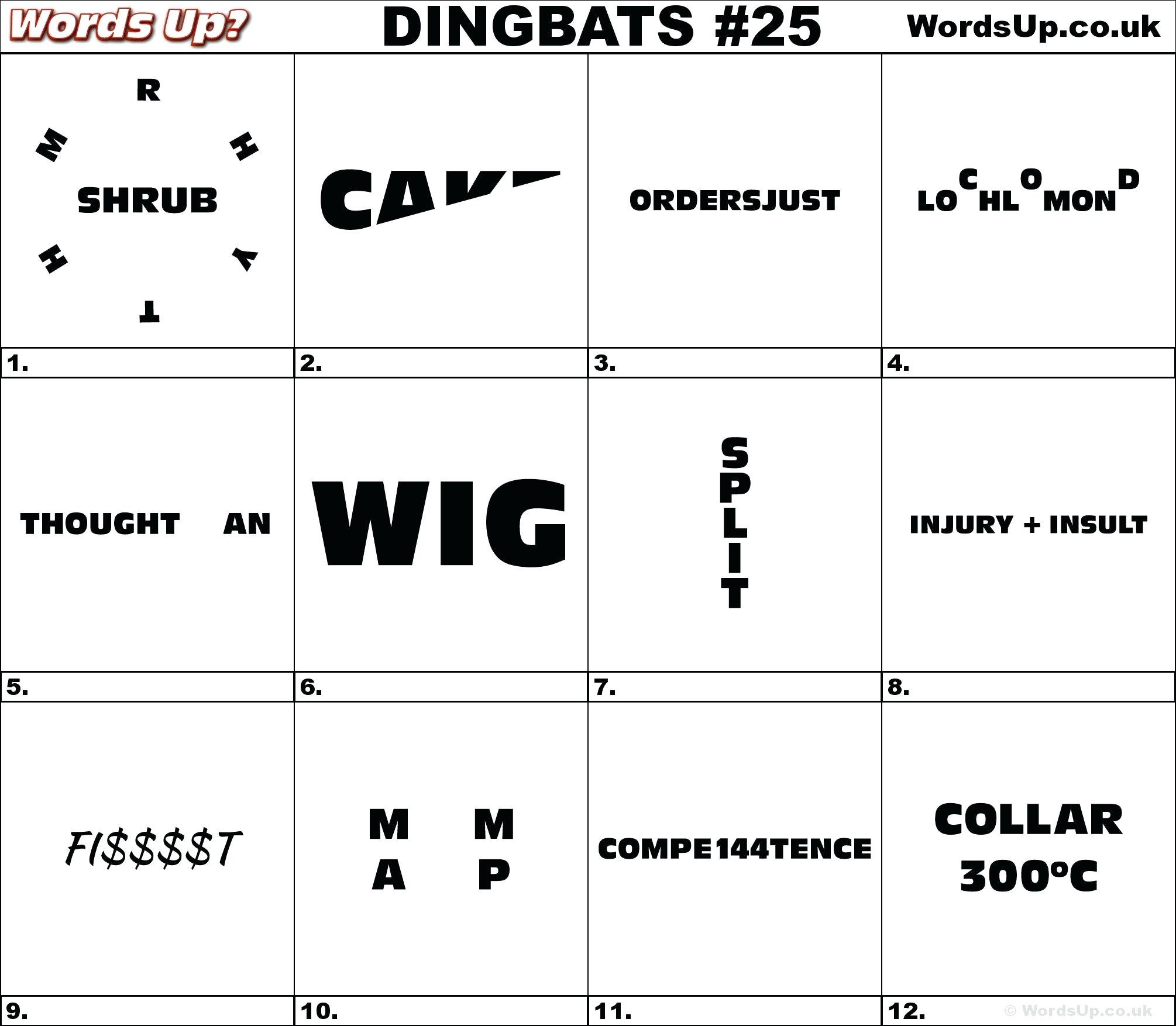 Printable Logic Puzzle Dingbat Rebus Puzzles Dingbats S Rebus Puzzle - Printable Rebus Puzzle Worksheets