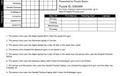 Printable Logic Puzzles Bnuauypi | Children's Arts &amp; Crafts | Puzzle - Printable Logic Puzzle Packet