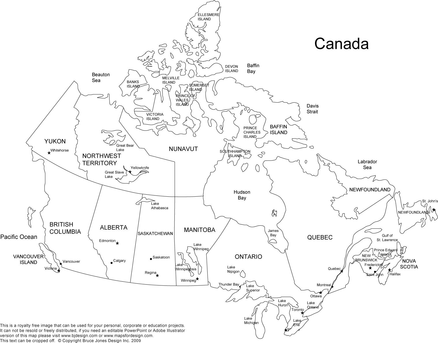 Printable Map Of Canada Provinces | Printable, Blank Map Of Canada - Print Puzzle Canada