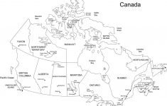 Printable Map Of Canada Provinces | Printable, Blank Map Of Canada - Printable Puzzle Map Of Canada