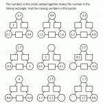 Printable Math Puzzles 5Th Grade | Math | Maths Puzzles, Fifth Grade   Print Math Puzzle