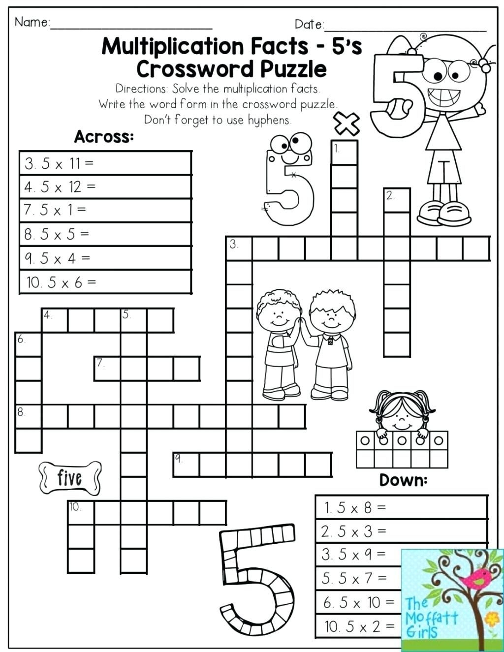 Printable Math Puzzles 5Th Grade Maths Ksheets Middle School Pdf Fun - Printable Maths Puzzles Ks3