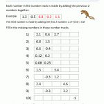 Printable Math Puzzles 5Th Grade   Printable Decimal Puzzles