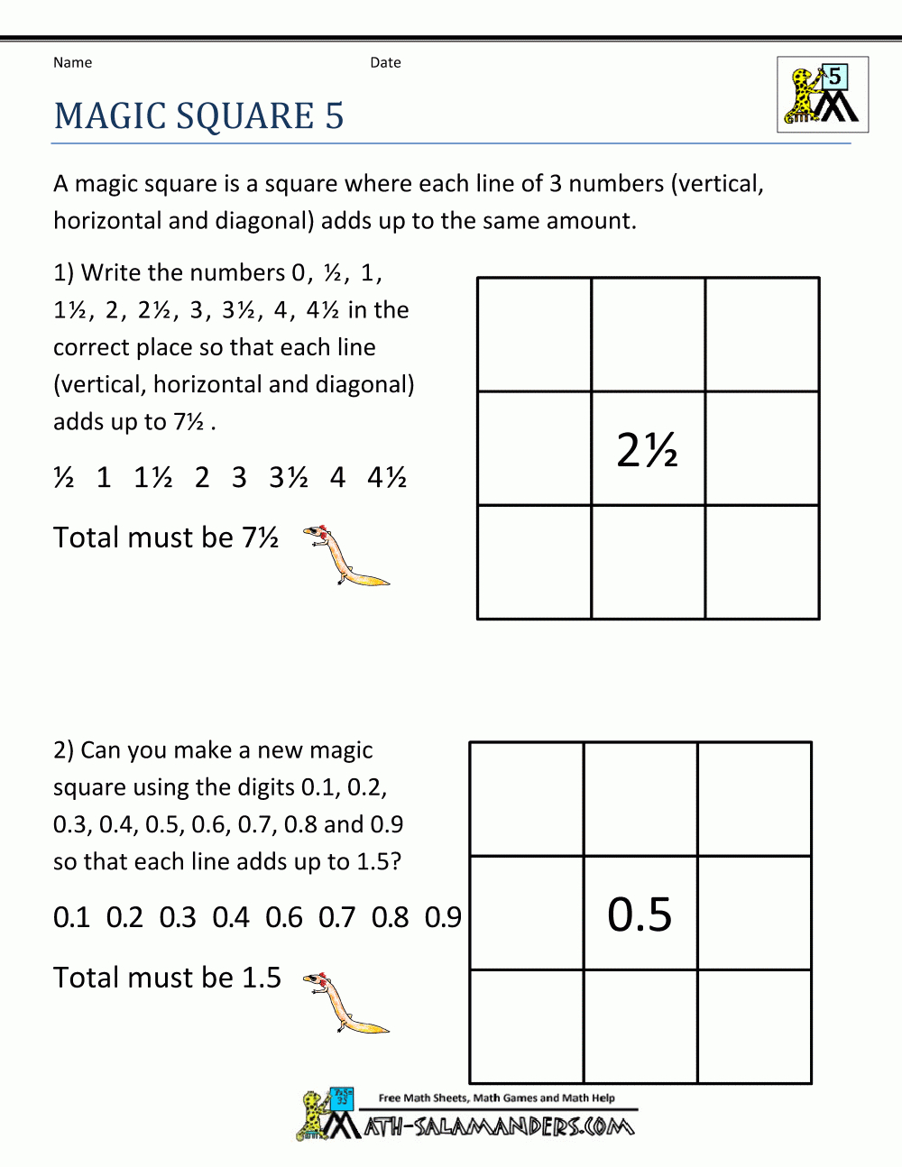 Printable Math Puzzles 5Th Grade - Printable Math Puzzles For 6Th Grade
