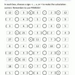 Printable Math Puzzles 5Th Grade   Printable Puzzle Activities