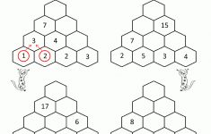 Printable Math Puzzles Sallys Hexagon Number Puzzle 2 | Miss Helmy - Printable Hexagon Puzzle