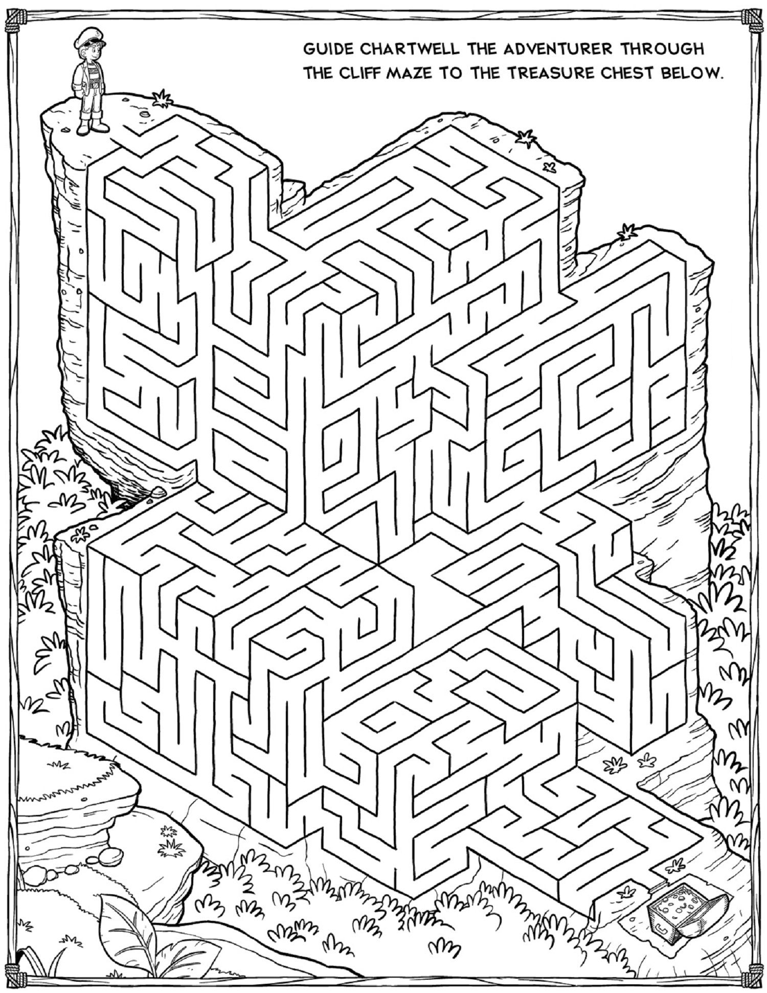 Printable Mazes - Best Coloring Pages For Kids - Printable Puzzles And Mazes