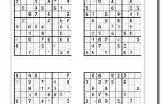Printable Medium Sudoku Puzzles | Math Worksheets | Sudoku Puzzles - Printable Crossword Puzzles 1978