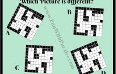 Printable Odd One Out Kakuro Picture Puzzle-Fun With Puzzles - Printable Puzzles Kakuro
