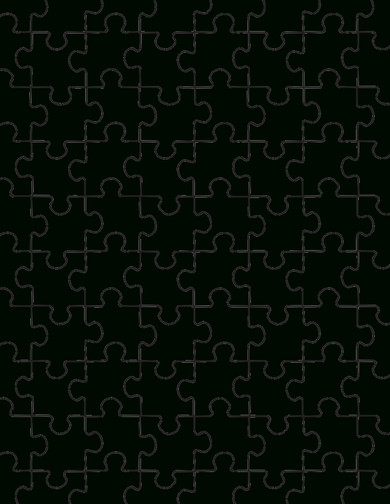 Printable Puzzle Pieces Template | Decor | Puzzle Piece Template - Printable Jigsaw Puzzle Shapes