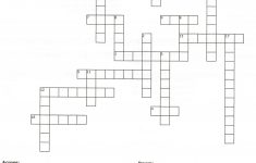 Printable Puzzles For Adults | Free Printable Crossword Puzzle For - Printable Crossword Puzzles For 10 Year Olds