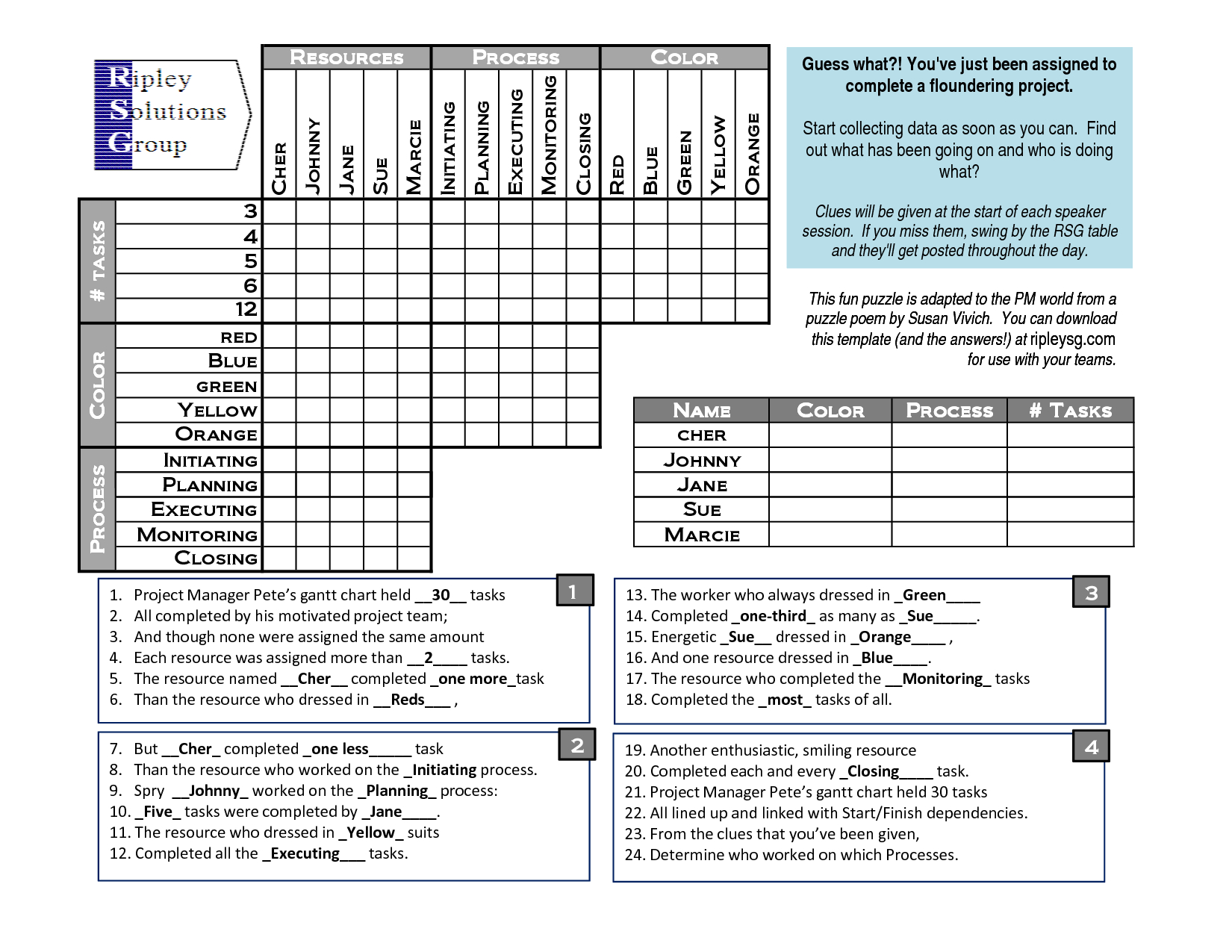 Printable Puzzles For Adults | Logic Puzzle Template - Pdf | Puzzles - Printable Deduction Puzzles