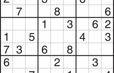 Printable Sudoku Free - Part 3 - Printable Sudoku Puzzles Easy #6