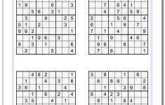 Printable Sudoku Puzzles | Room Surf - Sudoku Puzzle Printable With Answers