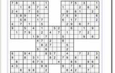 Printable Sudoku Samurai! Give These Puzzles A Try, And You'll Be - Printable Sudoku Puzzles One Per Page