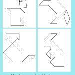 Printable Tangrams   An Easy Diy Tangram Template | Art For   Printable Tangram Puzzle Outlines