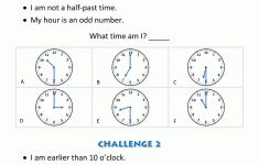Printable Time Worksheets - Time Riddles (Easier) - Printable Puzzles And Riddles
