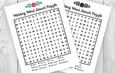Printable Wedding Activity Word Search Puzzle | Etsy - Printable Wedding Puzzles
