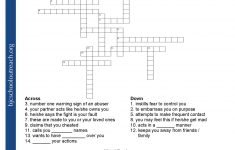 Printable Worksheets - Printable Quiz Crossword