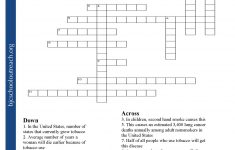 Printable Worksheets - Printable Stress Management Crossword Puzzle