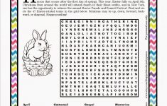 Printastic Party Games: March 2015 - Printable Holy Week Crossword Puzzle