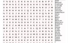 Purim Word Search | Kitah Dalet | Free Word Search Puzzles, Word - Free Printable General Knowledge Crossword Puzzles