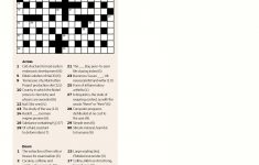 Quick Crossword #32 | New Scientist - Printable Quick Crossword