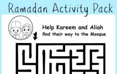 Ramadan Maze And Crossword Printable Activities - In The Playroom - Printable Children&amp;#039;s Crossword Puzzles Uk
