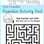 Ramadan Maze And Crossword Printable Activities   In The Playroom   Printable Daily Crosswords For October 2015