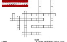 Red, White And Blue Holidays Crossword Puzzle - Three Kids And A Fish - Printable 4Th Of July Crossword Puzzle