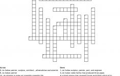 Renaissance Vocabulary Crossword - Wordmint - Renaissance Crossword Puzzle Printable