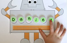 Robot Name Puzzle | Still Playing School - Printable Name Puzzles For Preschoolers