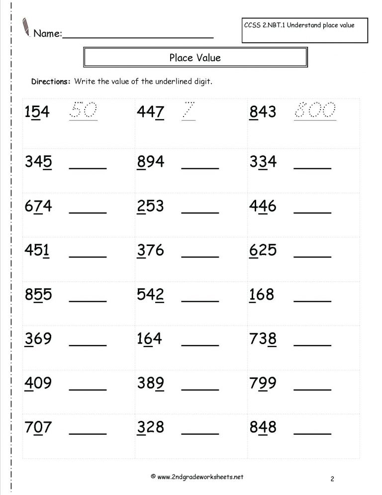 rounding worksheets 4th grade to free math worksheet for kids