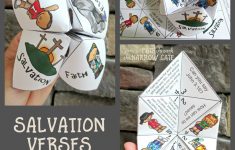 Salvation Verses Finger Puzzle - Path Through The Narrow Gate - Printable Christmas Finger Puzzle With Bible Verses