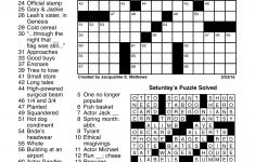 Sample Of The Daily Commuter Puzzle | Tribune Content Agency (March - Printable Commuter Crossword Puzzle