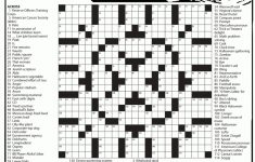 Santa Ynez Valley Journal | Crossword Puzzle - October Crossword Puzzle Printable