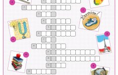 School Subjects Crossword Puzzle Worksheet - Free Esl Printable - Printable Crossword Puzzles By Subject