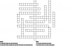 Science 6Th Grade Crossword - Wordmint - Printable Crosswords For 6Th Grade