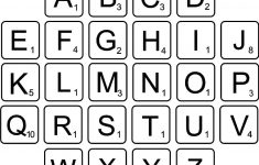 Scrabble Name | Eng | Scrabble Letters, Scrabble Letters Printable - Printable Crossword Letters