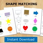 Shape Puzzle Toddler Learning Printable File Folder Games | Etsy   Printable Puzzle Toddler