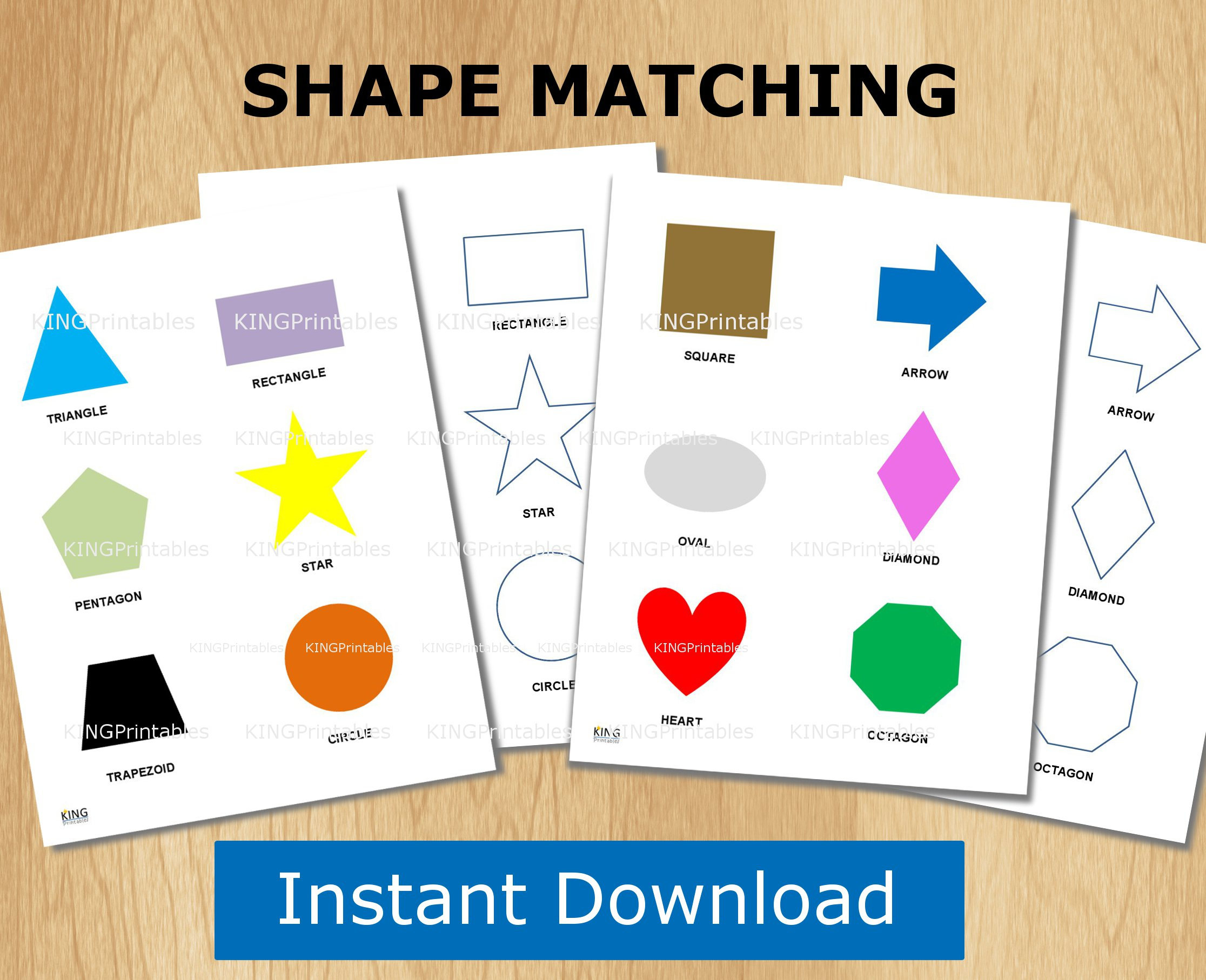 Shape Puzzle Toddler Learning Printable File Folder Games | Etsy - Printable Puzzle Toddler