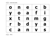 Sight Words Crossword Puzzle (With, He, Are, In, Was, This) | A To Z - Printable Crossword Puzzle For Kindergarten