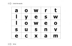 Sight Words Word Search Worksheet | A To Z Teacher Stuff Printable - Printable Word Puzzle For Kindergarten